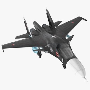 Su 34 Aircraft with X-31PM Supersonic Missile