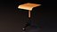 Modelo 3D de mesa lateral moderna