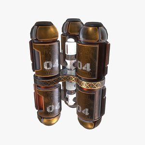 SCI-FI Tube Fuel Prop Space model