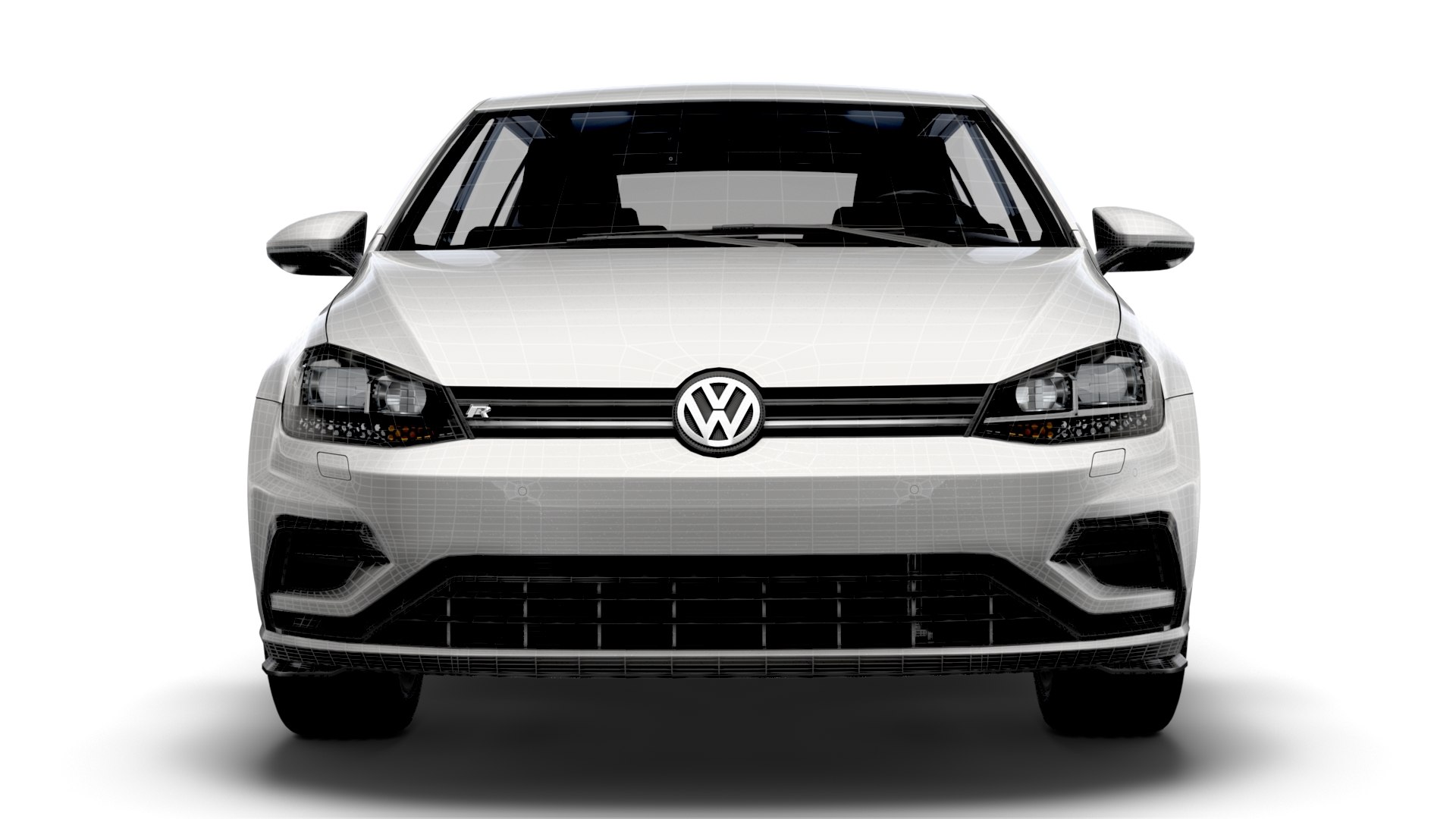 Volkswagen Golf R 5door Typ 5G 2017 3D Model - TurboSquid 1851936