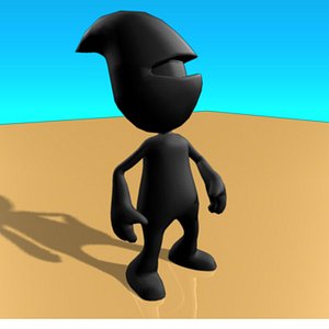 ninja pleb 3d model