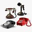 Rotary Phones Collection 3 3D