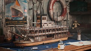 King of the Mississippi 3D model