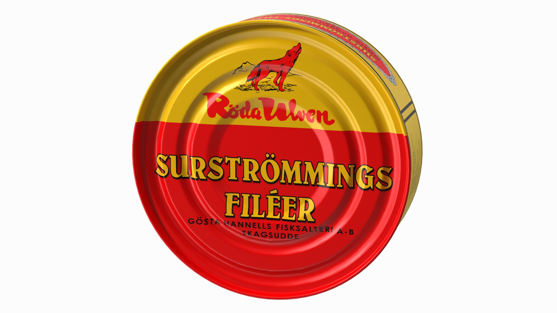 Canned Fish Surstromming 300g 3D model TurboSquid 2145654