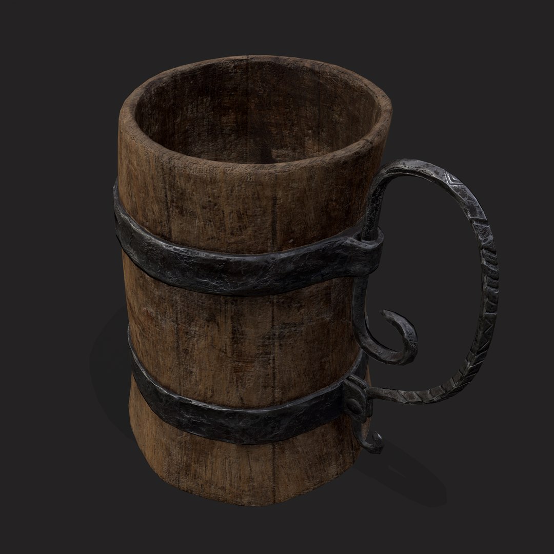 Ornate Medieval Mead Tankard 3D model TurboSquid 1908858