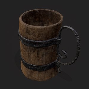 Ornate Medieval Mead Tankard