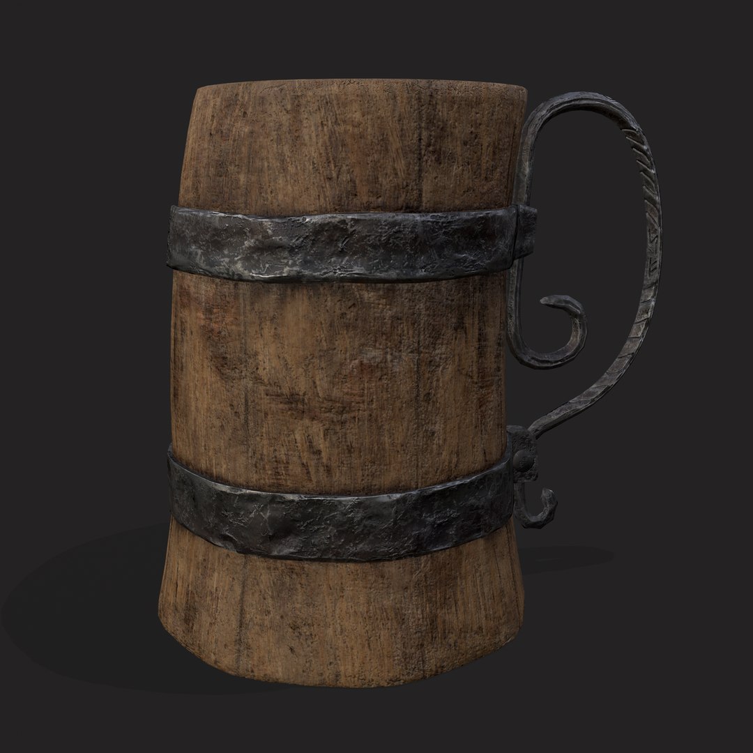 Ornate Medieval Mead Tankard 3D model - TurboSquid 1908858