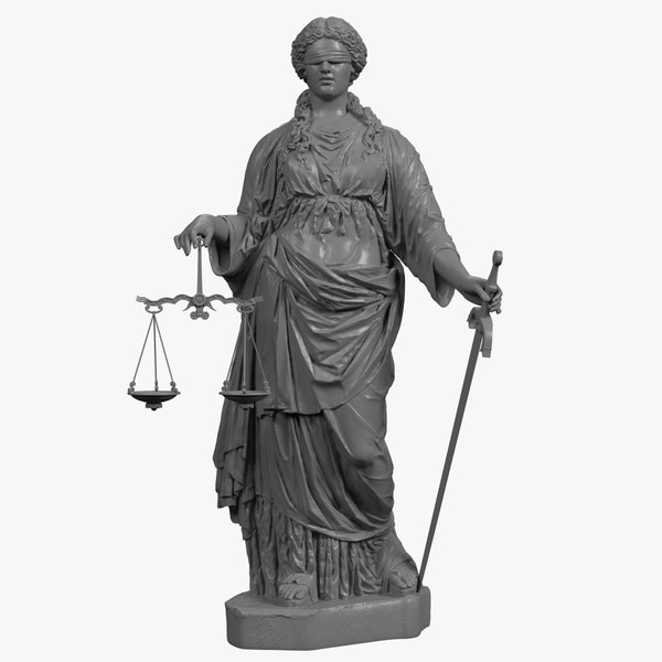 LadyJustice Printable 3D - TurboSquid 1915518