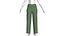 Girls Fold-Over Waistband Cargo Pants