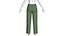 Girls Fold-Over Waistband Cargo Pants