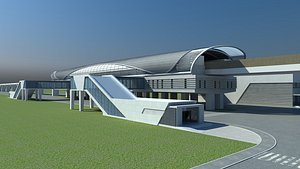3D Light Rail Station 2