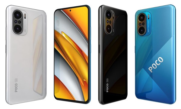 3D Xiaomi Poco F3 All Colors