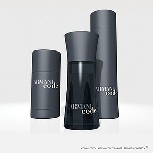 3d model armani code aftershave
