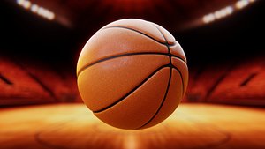 Procedural Realistic Basketball - Game and Print Ready