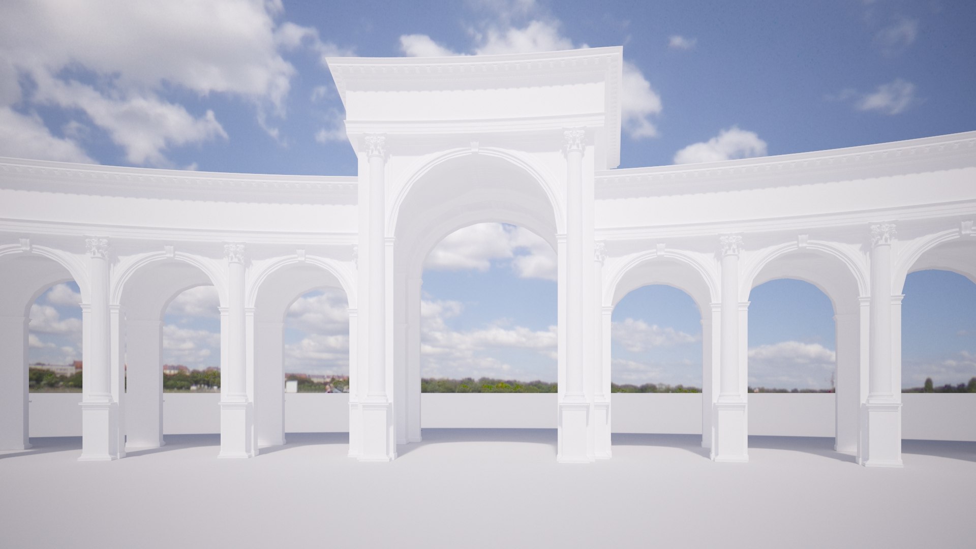 Classical Arch Gate 3D Model - TurboSquid 2413819