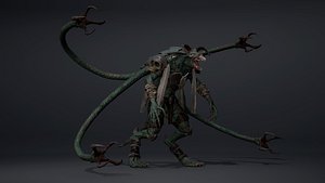 Shadow Barbar Tentacle 3D