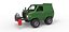 Camionnette de traction courte moulée sous pression amusante à 4 roues motrices, échelle 1 à 25