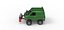 Camionnette de traction courte moulée sous pression amusante à 4 roues motrices, échelle 1 à 25