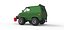 Camionnette de traction courte moulée sous pression amusante à 4 roues motrices, échelle 1 à 25