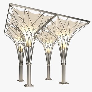 tensile shelter 3D