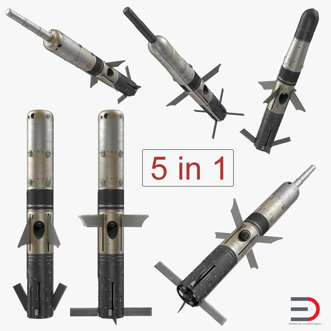 TOW Missiles Rigged 3D Models Collection 3D model preview