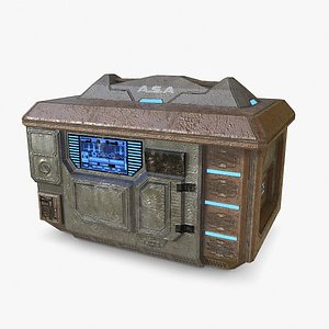Sci Fi Armor Crate Box