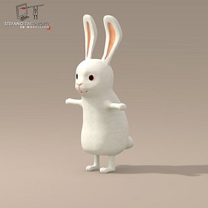 rabbit character 3d 3ds
