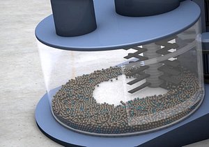 intensivmischer drehboden 3d model