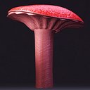 red mushroom 3d model