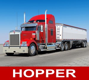 Kenworth W900 Hopper Trailer