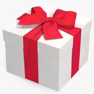 gift box white model
