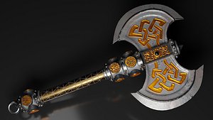 Celtic Axe 3D model 3D