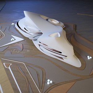 Organic  Bullding 3D model
