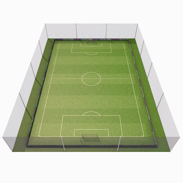 3d training football field model