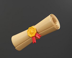 Scroll Diploma Degree Paper