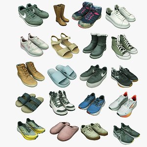 3D Shoe  Collection 64 mixed model