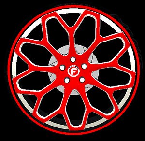3ds dodge challenger forgiato tessi