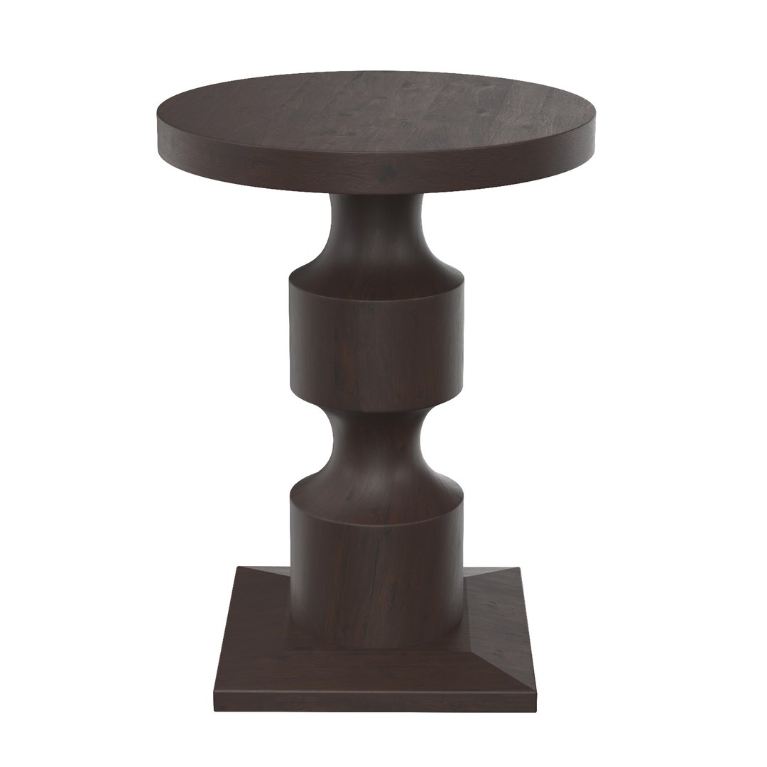 3D Ruby Rustic Lodge Round Drink Table - TurboSquid 2085736