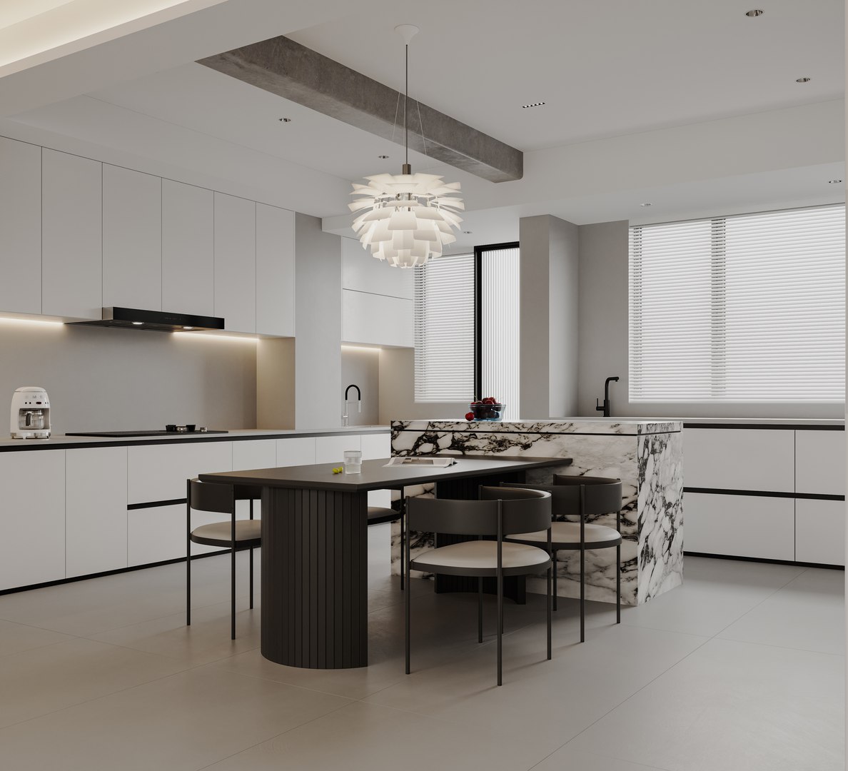 3D Modern Dining Room - TurboSquid 2230150