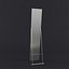 Adesso Alice Floor Mirror in Satin Steel