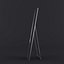 Adesso Alice Floor Mirror in Satin Steel