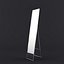 Adesso Alice Floor Mirror in Satin Steel