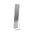Adesso Alice Floor Mirror in Satin Steel