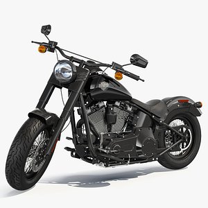 Cruiser Motorcycle Harley Davidson Softail Slim Rigged