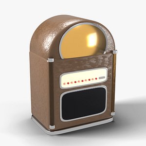 Retro Arched Jukebox with Bubble Tubes - 1950s Diner Prop