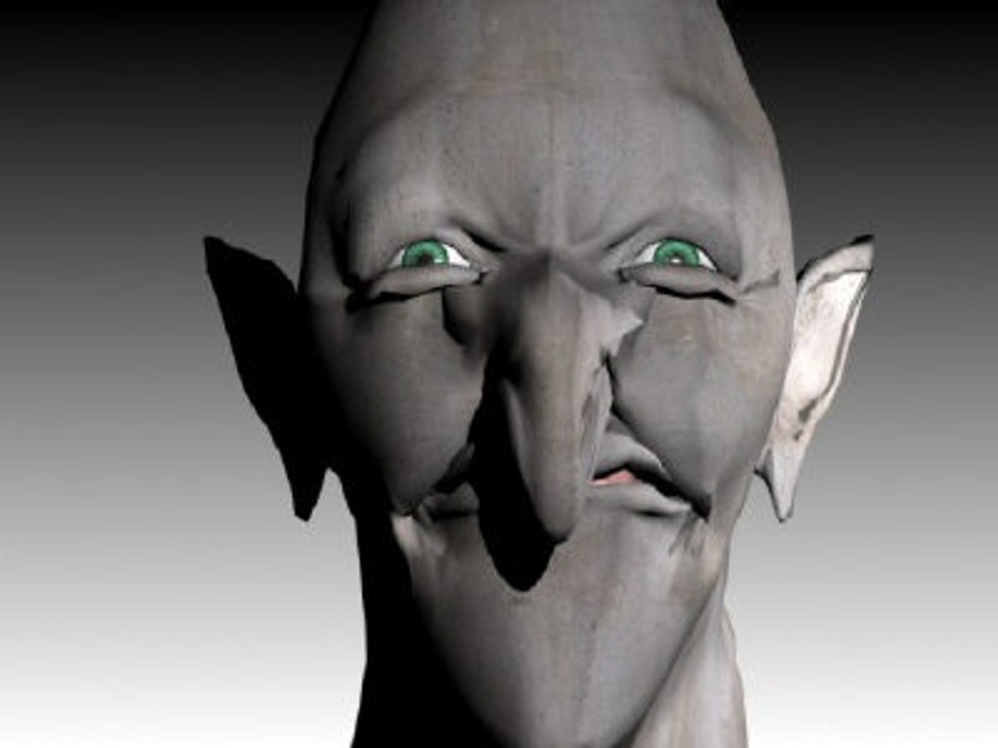 satan - head animation 3d model
