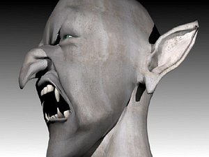 satan - head animation 3d model