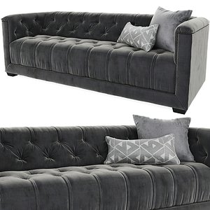 3D RH Savoy Sofa Set01 model
