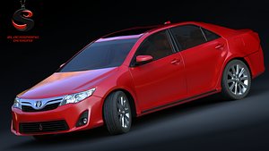 3d toyota camry 2012 model