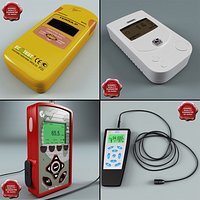 Radiation Detector Dosimeters Collection